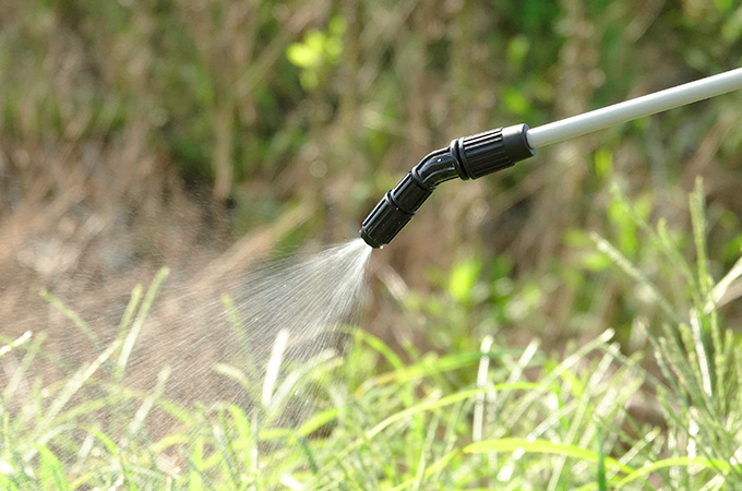除草剤散布